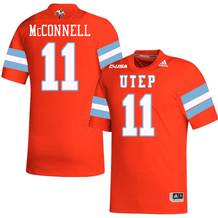 Cade McConnell UTEP Jersey,UTEP Miners #11 Cade McConnell College Football Jersey,Uniforms-Throwback